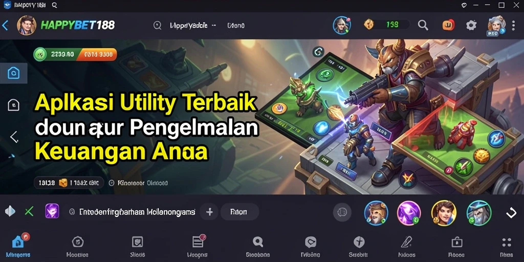 Tampilan dashboard <strong>HAPPYBET188</strong> yang menarik dan informatif untuk pengelolaan keuangan.