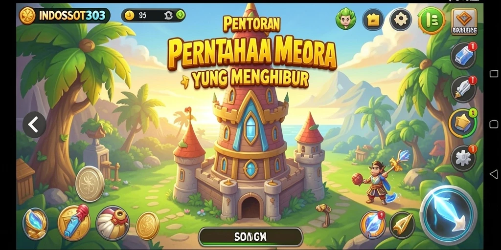 Tampilan screenshot INDOSLOT303 yang menampilkan strategi Tower Defense yang seru.