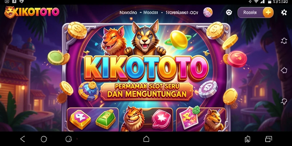 Tampilan gameplay slot KIKOTOTO yang seru dan menarik.