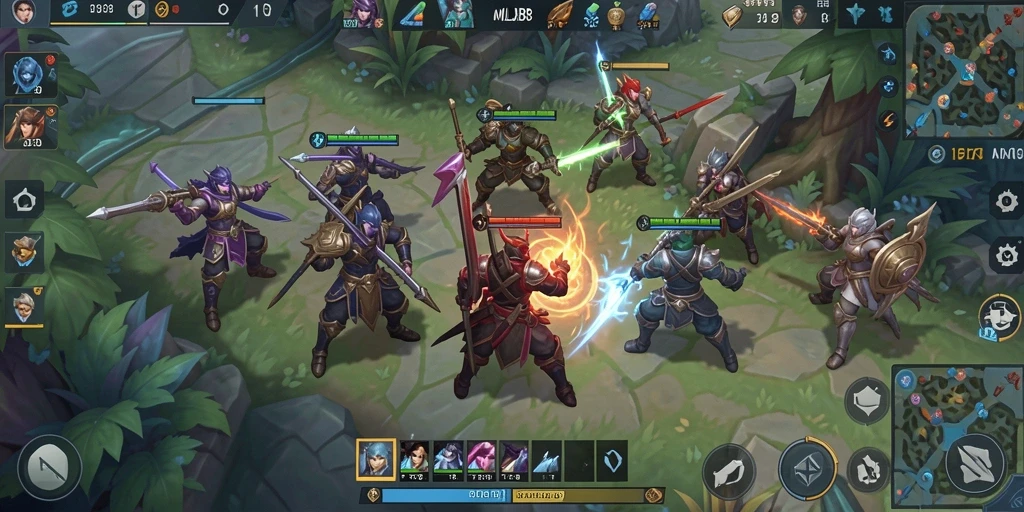 Gameplay seru dalam MLBB8 Battle Royale yang penuh aksi.