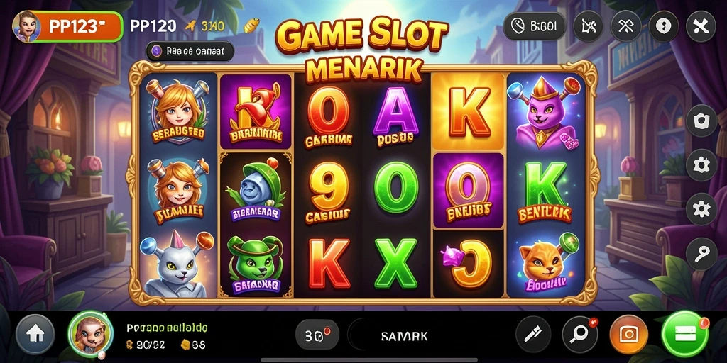 Screenshot utama PP123 menampilkan gameplay Slot yang seru dan menarik.