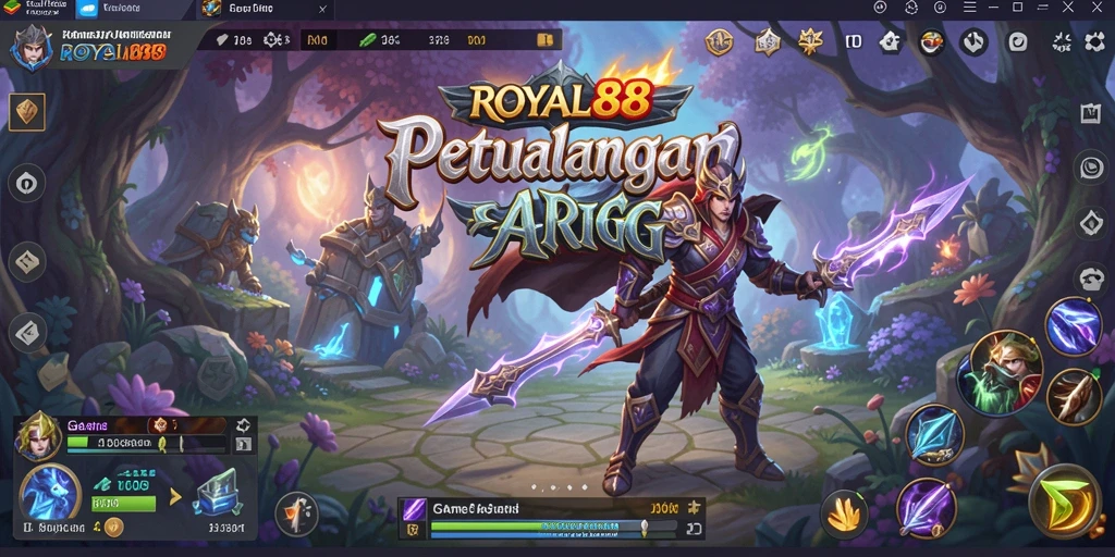 Tampilan seru gameplay ARPG di ROYAL88.