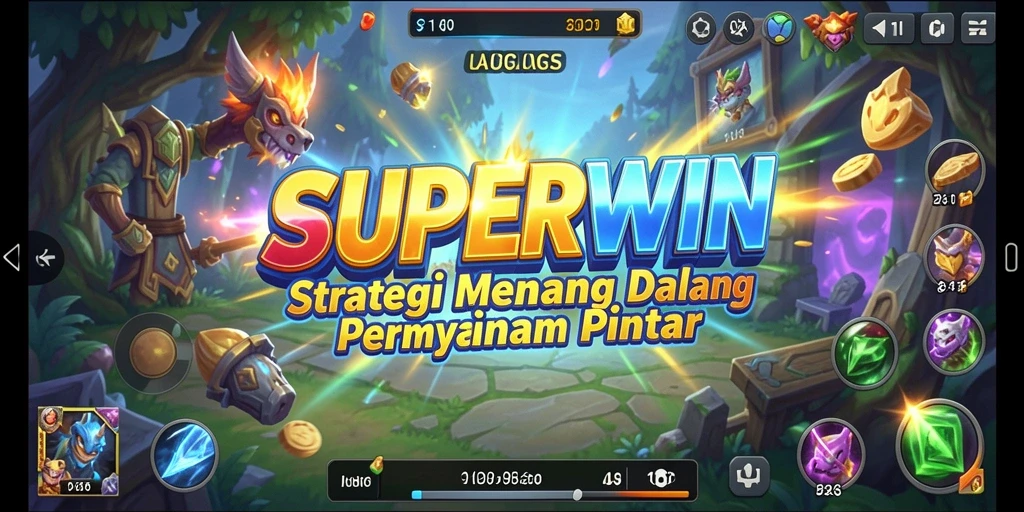 Tampilan gameplay <strong>SUPERWIN</strong> yang penuh strategi dan tantangan.