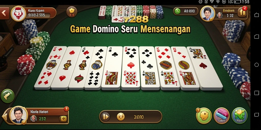 Tampilan menarik dalam permainan Domino TO288.